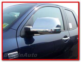 07 2012 Tundra Sequoia Side Mirror Chrome Cover Set Pair LEFT & RIGHT 