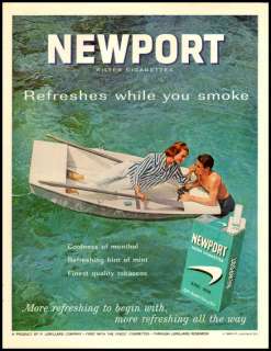 1963 vintage ad for Newport Cigarettes  198  