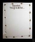 Magnetic DRY ERASE Message Board TO DO shopping lists  