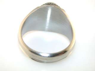 Vintage CLASS SILVER RING ASHWORTH COLLEGE  
