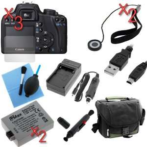   GTMax 12 Pcs accessories Bundle kit for Canon Rebel XS