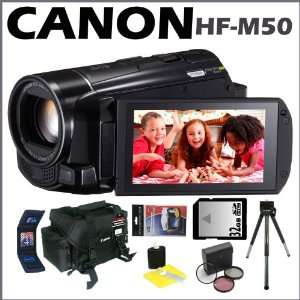  Canon VIXIA HF M50 Full HD 10x Image Stabilized Camcorder 