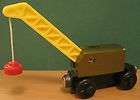 VINTAGE THOMAS THE TANK ENGINE CRANE TRAIN WOOD