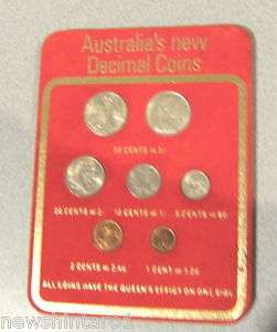 1966 BANK DISPLAY FOR NEW DECIMAL COINS  