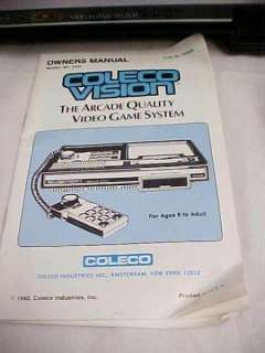 COLECOVISION SYSTEM COMPLETE BUNDLE W/NO GAME NO BOX TESTED WORKING 