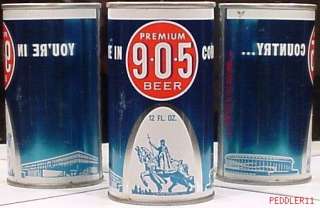 NINE O FIVE 905 S/S BEER CAN ASSOCIATED INDIANA MN #2bo  