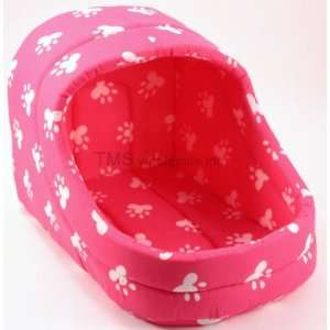 NEW PINK CAT DOG PAW PRINT PET BED FOR CATS OR DOGS Pet 