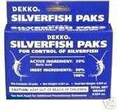 DEKKO Silverfish Paks 4 Boxes of 24 Natural Boric Acid  