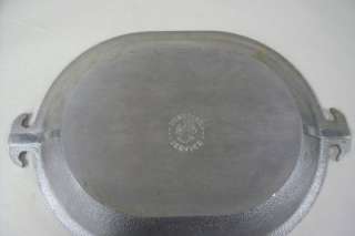 SAS Guardian Service Cookware Oval Platter Tray Roaster Lid Aluminum 