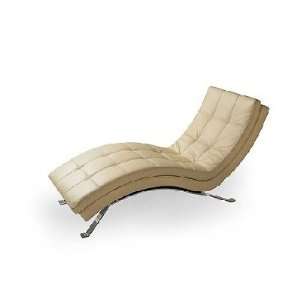   Armless Chaise Lind Chaises in Leather & Microfiber