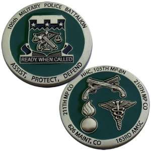    105th Military Police Battalion Challenge Coin 