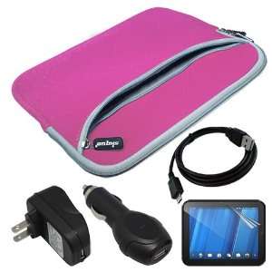   Charger + Rapid Car Charger + USB Data Cable for HP Touchpad 9.7