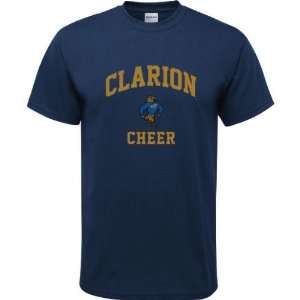   Clarion Golden Eagles Navy Youth Cheer Arch T Shirt