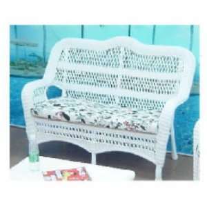  Nantucket WHT Loveseat Patio, Lawn & Garden