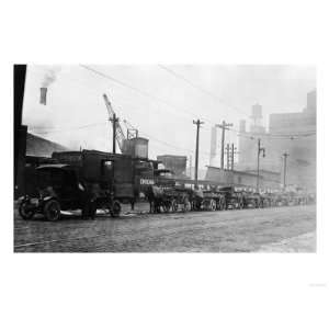  Coal Wagons in Chicago Photograph   Chicago, IL Premium 