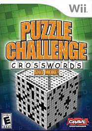 Puzzle Challenge Crosswords & More (Wii, 2009) Complete Fast 