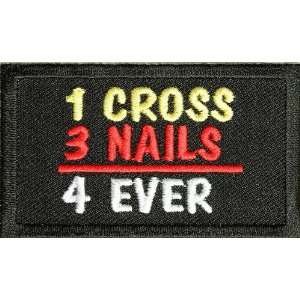   Christian Patch, 3x1.75 inch, small embroidered iron on Christian