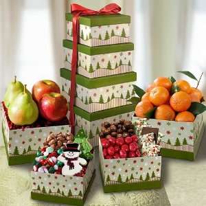 Summit Ultimate Christmas Fruit Gift Tower  Grocery 