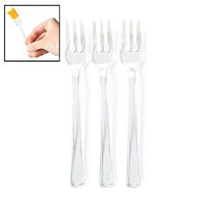  Mini Clear Cocktail Forks (2 dz)