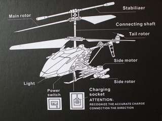 Helicóptero V Máximo de marco RC de aleación HX702 4 Channel