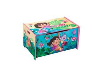 Kids Room Toy Bin Organizer Storage Box Nickelodeon Dora the Explorer 