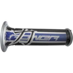   Sport Bike Grips   Kanji Power   Blue/Black , Color Blue 01687 POA