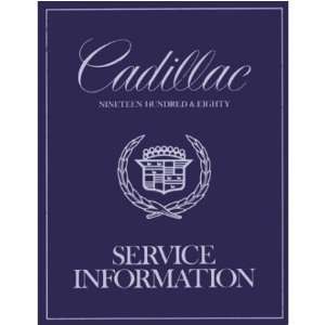  1980 CADILLAC SEVILLE COMMERCIAL Service Shop Manual Automotive