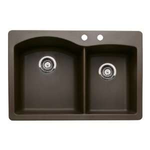   Double Basin Composite Granite Kitchen Sink 440213 2