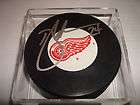 Brad Marsh Autographed Detroit Red Wings PUCK  