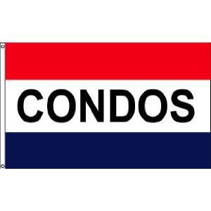  CONDOS MESSAGE OUTDOOR FLAG