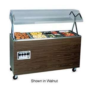   Well Hot Food Station With Closed Storage   Cherry