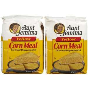 Aunt Jemima Yellow Cornmeal Bag, 80, 2 pk  Grocery 