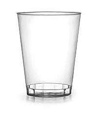 oz. HEAVY PLASTIC DISPOSABLE CLEAR SHOT GLASSES 50 CT. BARWARE WINE 