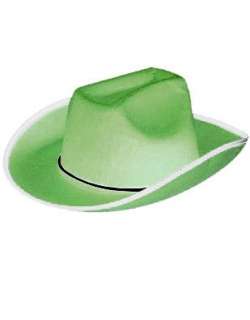  Green Cowboy or Cowgirl Cow Boy Felt Costume Party Hat Clothing