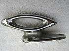 old chrome ship boat dock bow cleat chock decor