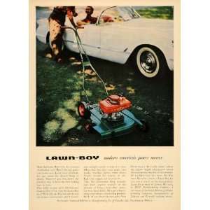  1955 Ad Lawn Boy Mower Power Peterborough Ontario Yard 