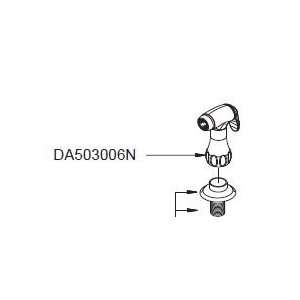  Danze DA503006N Side Spray Head Faucet Parts CP