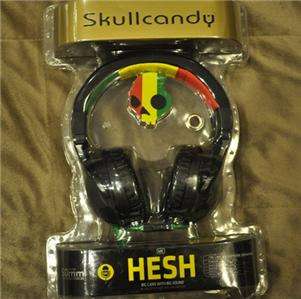 Skullcandy Hesh Over Ear Headphone S6HEDZ 116 (Rasta) NEW FAST 