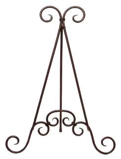 TRAY STAND / DISPLAY EASEL PANEL DISPLAY Antique Bronze  