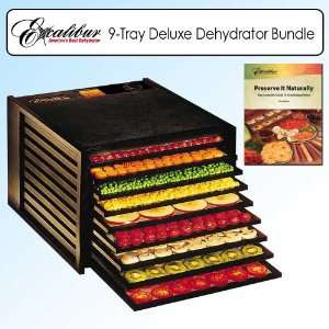   Tray Deluxe Heavy Duty Family Size Food Dehydrator Outfit Kitchen