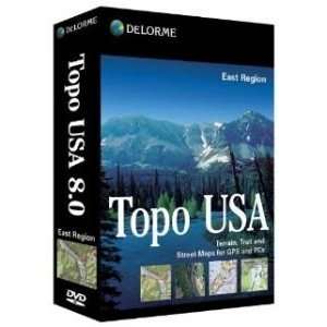  Delorme Topo USA 8.0 East Region Electronics