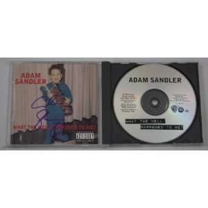 Adam Sandler What the hell Happened to Me? Hand Signed Autographed CD