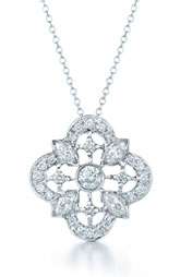 Kwiat Clover Diamond & White Gold Pendant Necklace $2,300.00
