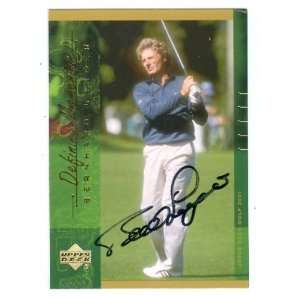 Bernhard Langer Autographed/Hand Signed Golf trading card 