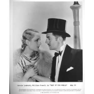  Carol Lombard & William Powell 8x10 Re Issue 1984 Man Of 