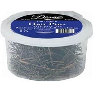 Diane Hair Pins 1 3/4 Black 300 count Tub (3 Pack 