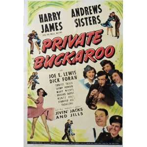  Private Buckaroo (1942) 27 x 40 Movie Poster Style A