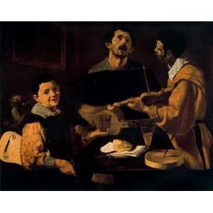     Diego Velazquez   24 x 20 inches   Three musicians