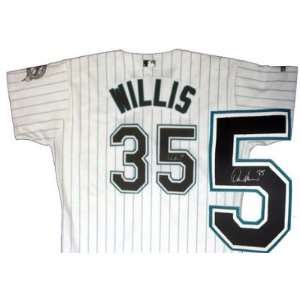 Dontrelle Willis Autographed / Signed Marlins Jersey