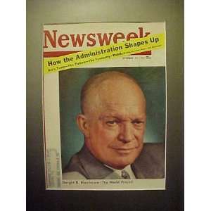 Dwight D. Eisenhower October 10, 1955 Newsweek Magazine Professionally 